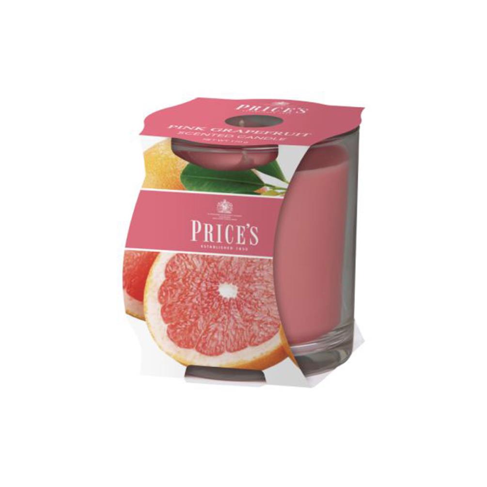 Price's Pink Grapefruit Cluster Jar Candle Extra Image 1